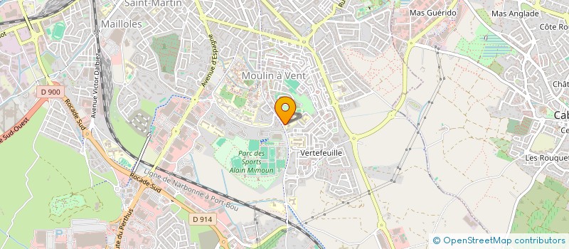 localisation de l'entreprise SARL CTBA CONCEPT à PERPIGNAN