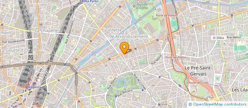 localisation de l'entreprise SARL CTBF à PARIS