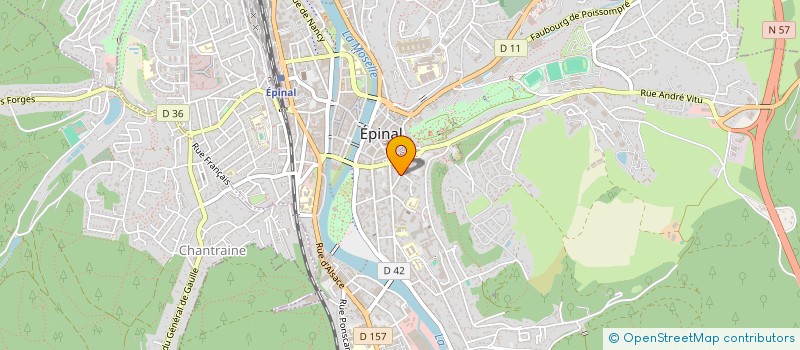 localisation de l'entreprise SARL CTC à EPINAL