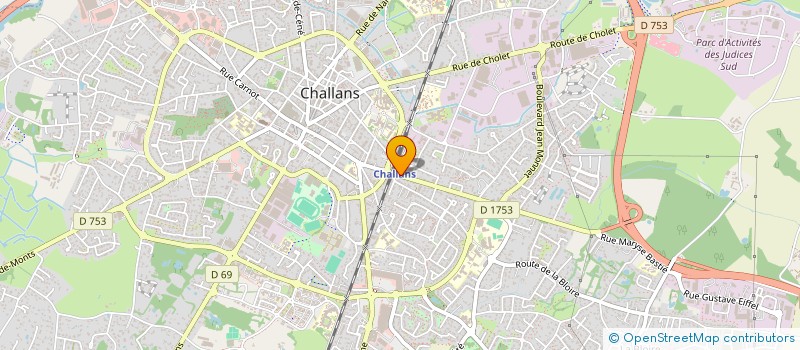 localisation de l'entreprise SARL CTG à CHALLANS