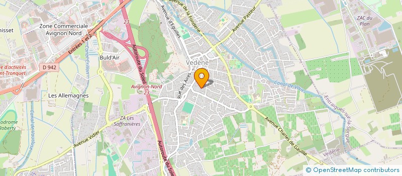 localisation de l'entreprise SARL CTI VAUCLUSE  VEDENE