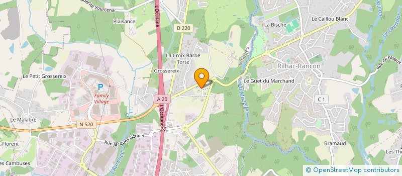 localisation de l'entreprise SARL CTM 87 à LIMOGES