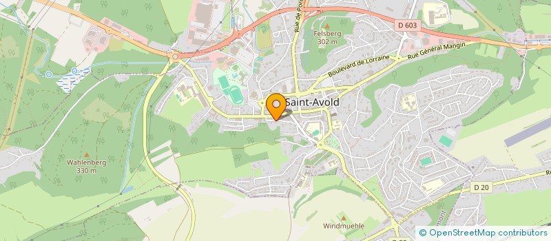 localisation de l'entreprise SARL CTN  SAINT-AVOLD