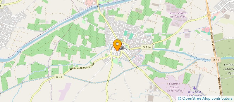 localisation de l'entreprise SARL CTR  TORREILLES