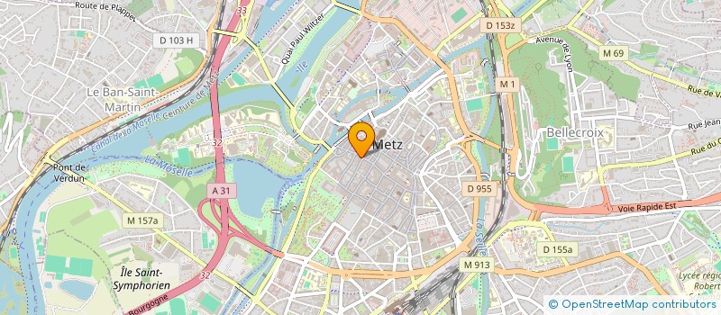 localisation de l'entreprise SARL CTRE LASER ET ESTHETIQUE à METZ