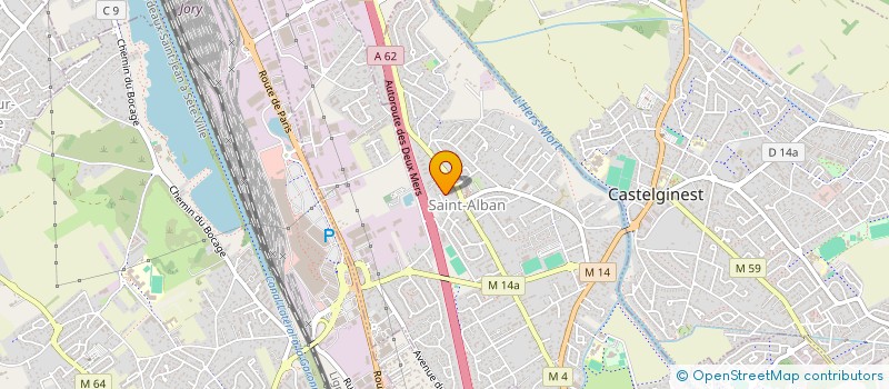 localisation de l'entreprise SARL CUBERO ET FILS à SAINT-ALBAN