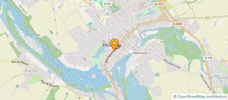localisation de l'entreprise SARL CUGNET PRESTATIONS à PERONNE