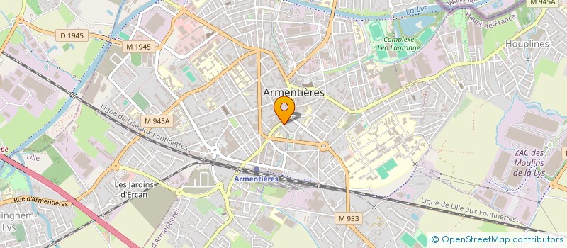localisation de l'entreprise SARL CUIRLUX à ARMENTIERES