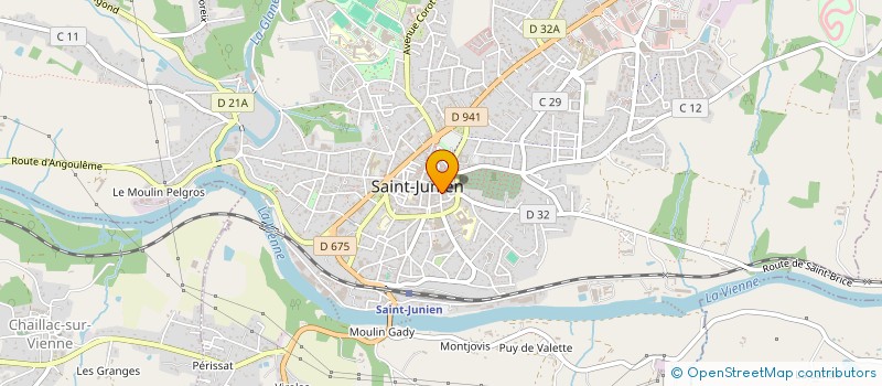 localisation de l'entreprise SARL CUISINE CAMPAGNE ET GOURMANDISES à SAINT-JUNIEN