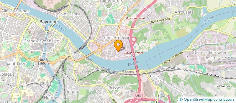 localisation de l'entreprise SARL CUISINE PRO 64 à BAYONNE