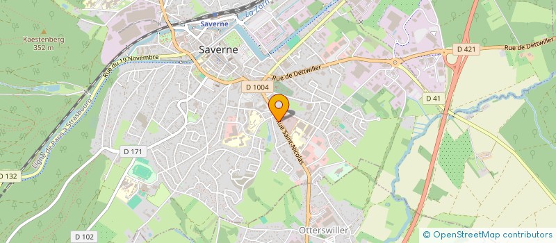 localisation de l'entreprise SARL CUISINES ET BAINS CREATIONS à SAVERNE