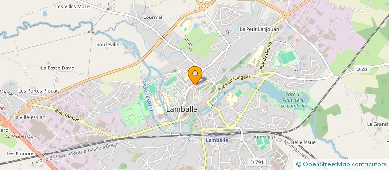 localisation de l'entreprise SARL CUISINES ET TENDANCES à LAMBALLE-ARMOR