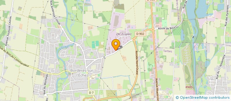 localisation de l'entreprise SARL CUISINES INSTALLATIONS MACHINES AIR  BORDERES-SUR-L'ECHEZ