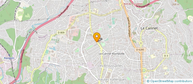 localisation de l'entreprise SARL CUISINES JEAN-PIERRE LARNICOL à LE CANNET