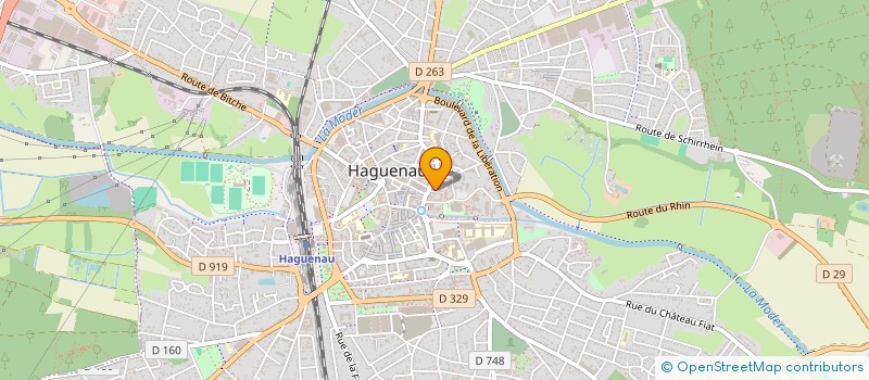 localisation de l'entreprise SARL CUISINES MARCEL DANY à HAGUENAU