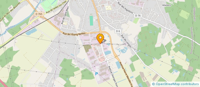 localisation de l'entreprise SARL CUISINES PLAISANCE  ROMORANTIN-LANTHENAY
