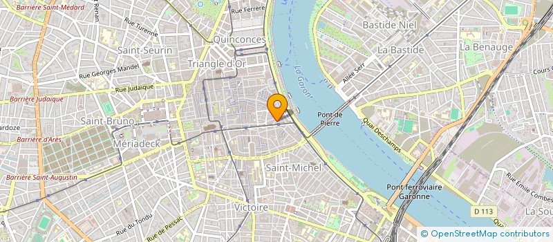 localisation de l'entreprise SARL CUL-SEC  BORDEAUX