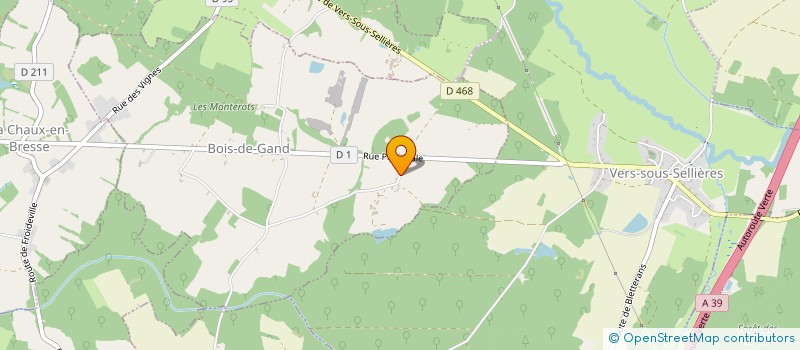 localisation de l'entreprise SARL CULA  BOIS-DE-GAND