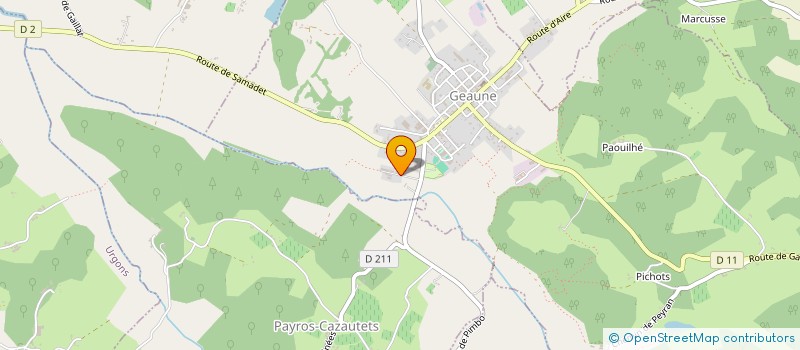 localisation de l'entreprise SARL CULTI SERVICES  GEAUNE