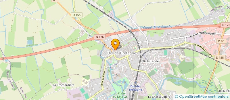 localisation de l'entreprise SARL CULTURE ET PATRIMOINE  DOL-DE-BRETAGNE