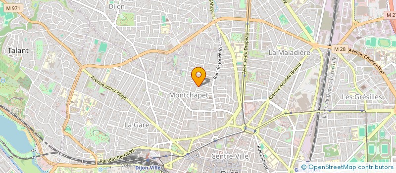 localisation de l'entreprise SARL CUMAN GIOVANNI  DIJON