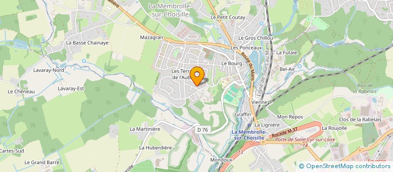 localisation de l'entreprise SARL CUROPOS à LA MEMBROLLE-SUR-CHOISILLE