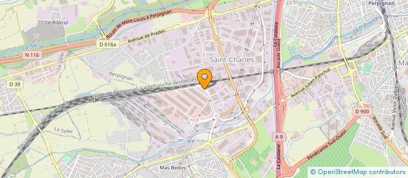 localisation de l'entreprise SARL CURPRIM à PERPIGNAN
