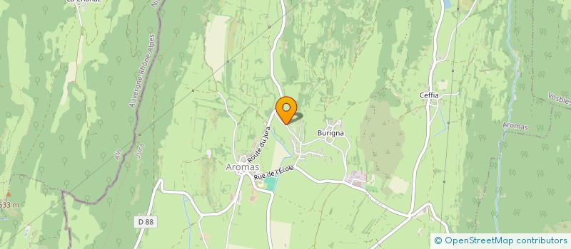 localisation de l'entreprise SARL CURT LLN  AROMAS