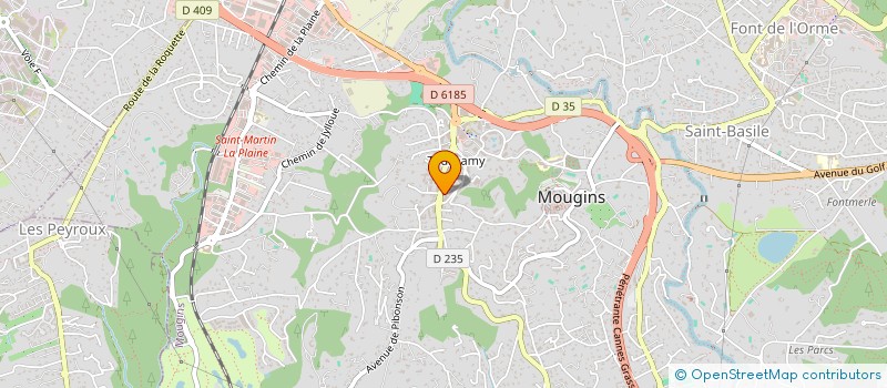 localisation de l'entreprise SARL CUSUMANO à MOUGINS