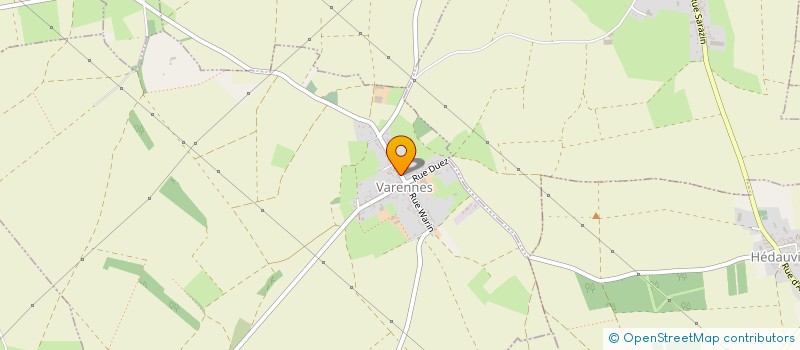 localisation de l'entreprise SARL CUVILLIER  VARENNES