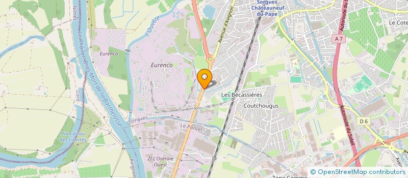 localisation de l'entreprise SARL CUZCO  SORGUES