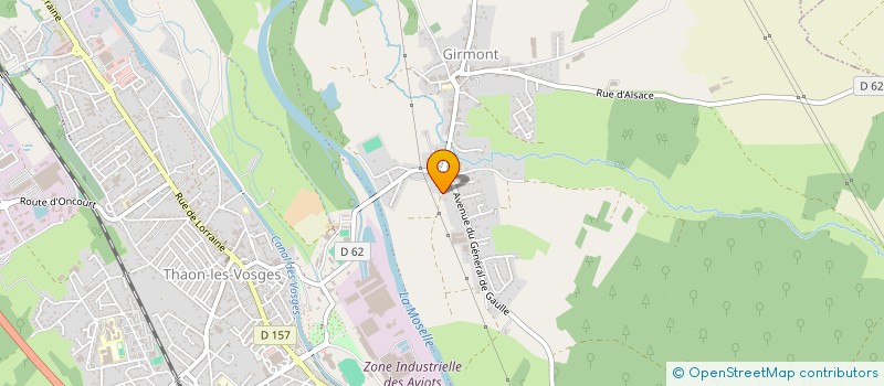 localisation de l'entreprise SARL CV CONSULTING  THAON-LES-VOSGES