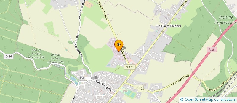 localisation de l'entreprise SARL CVLG  ISNEAUVILLE