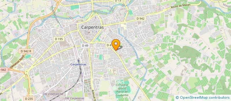 localisation de l'entreprise SARL CWS à PERNES-LES-FONTAINES