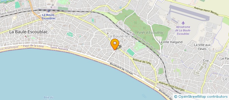 localisation de l'entreprise SARL CYAN à LA BAULE-ESCOUBLAC