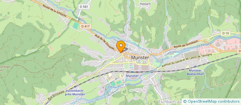 localisation de l'entreprise SARL CYBERIA DE LA VALLEE à MUNSTER