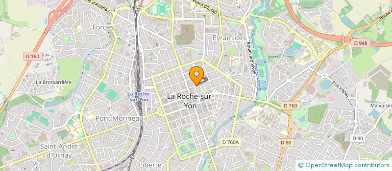 localisation de l'entreprise SARL CYBERLAN à LA ROCHE-SUR-YON