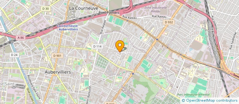localisation de l'entreprise SARL CYBERNACLE à AUBERVILLIERS