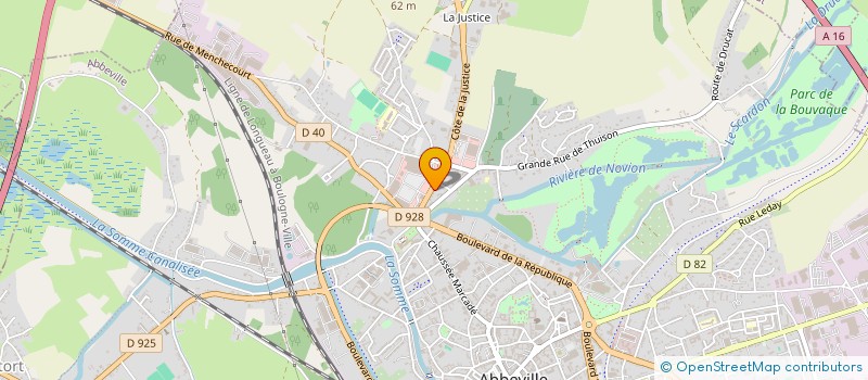 localisation de l'entreprise SARL CYCLADELIE à ABBEVILLE