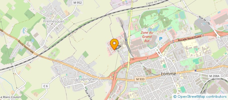 localisation de l'entreprise SARL CYCLES DU NORD à LILLE