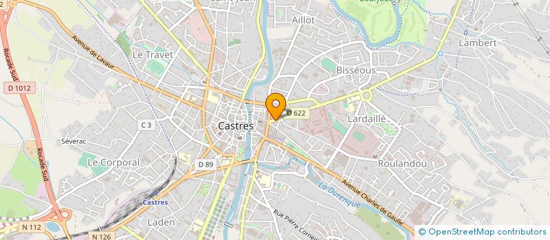 localisation de l'entreprise SARL CYCLES FREDE & FILS à CASTRES
