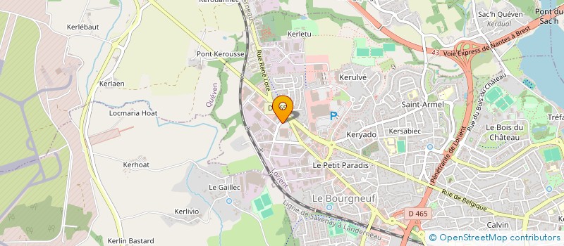 localisation de l'entreprise SARL CYCLES ROYE à LORIENT