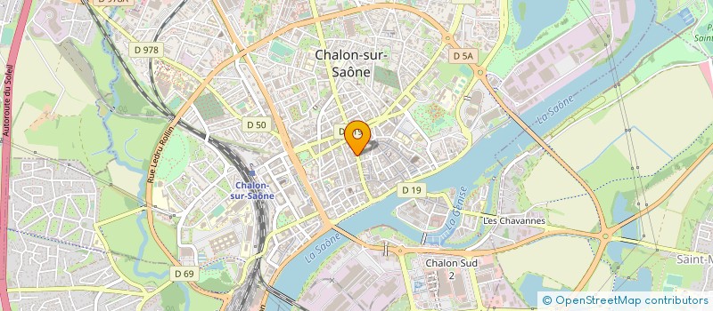 localisation de l'entreprise SARL CYCLING UNIVERS à CHALON-SUR-SAONE