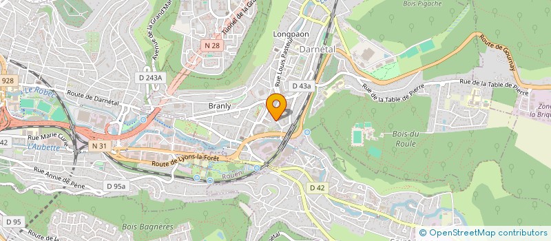 localisation de l'entreprise SARL CYGAL  DARNETAL