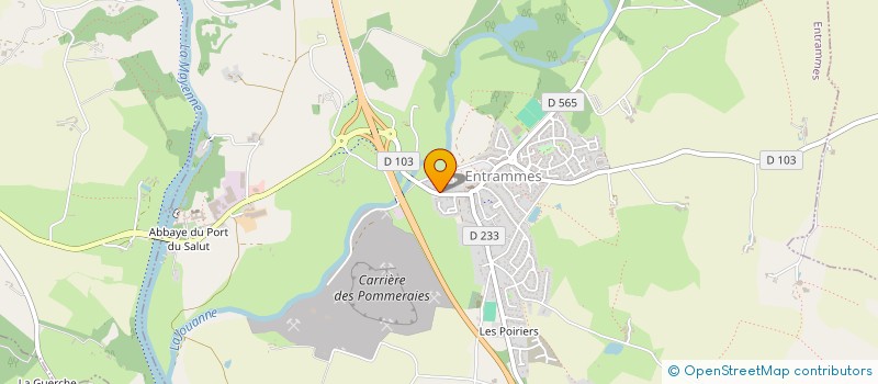 localisation de l'entreprise SARL  CYMBA LOISIRS  ENTRAMMES