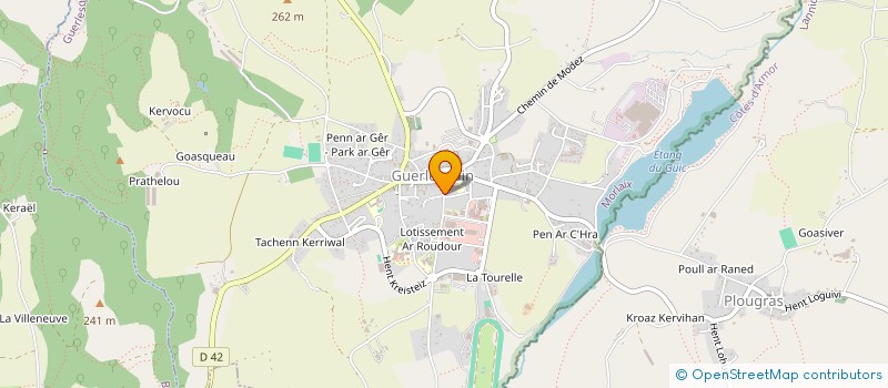 localisation de l'entreprise SARL CYMBALES  GUERLESQUIN