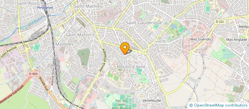 localisation de l'entreprise SARL CYPROS  PERPIGNAN