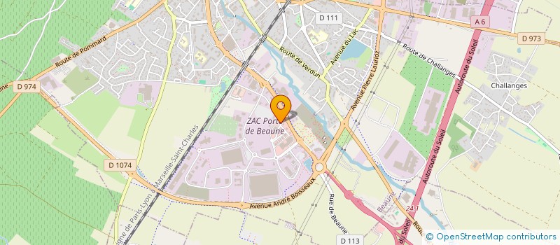 localisation de l'entreprise SARL CYRANO SERVICES à BEAUNE