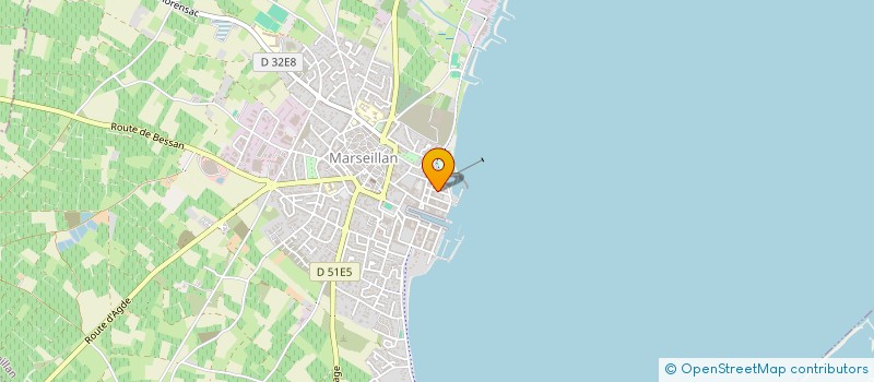 localisation de l'entreprise SARL CYRIUS à MARSEILLAN