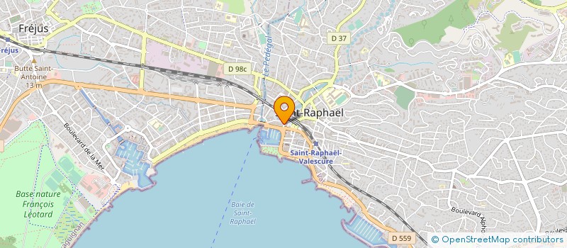 localisation de l'entreprise SARL CYRMAR  SAINT-RAPHAEL